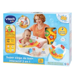 VTech Baby Super siège de bain interactif 2 en 1
