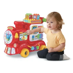 VTech Baby Tchou Tchou Loco, Mon Porteur Évolutif Multicolore
