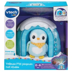 VTech Baby                    Veilleuse p'tit pingouin nuit etoilee    Multicolore