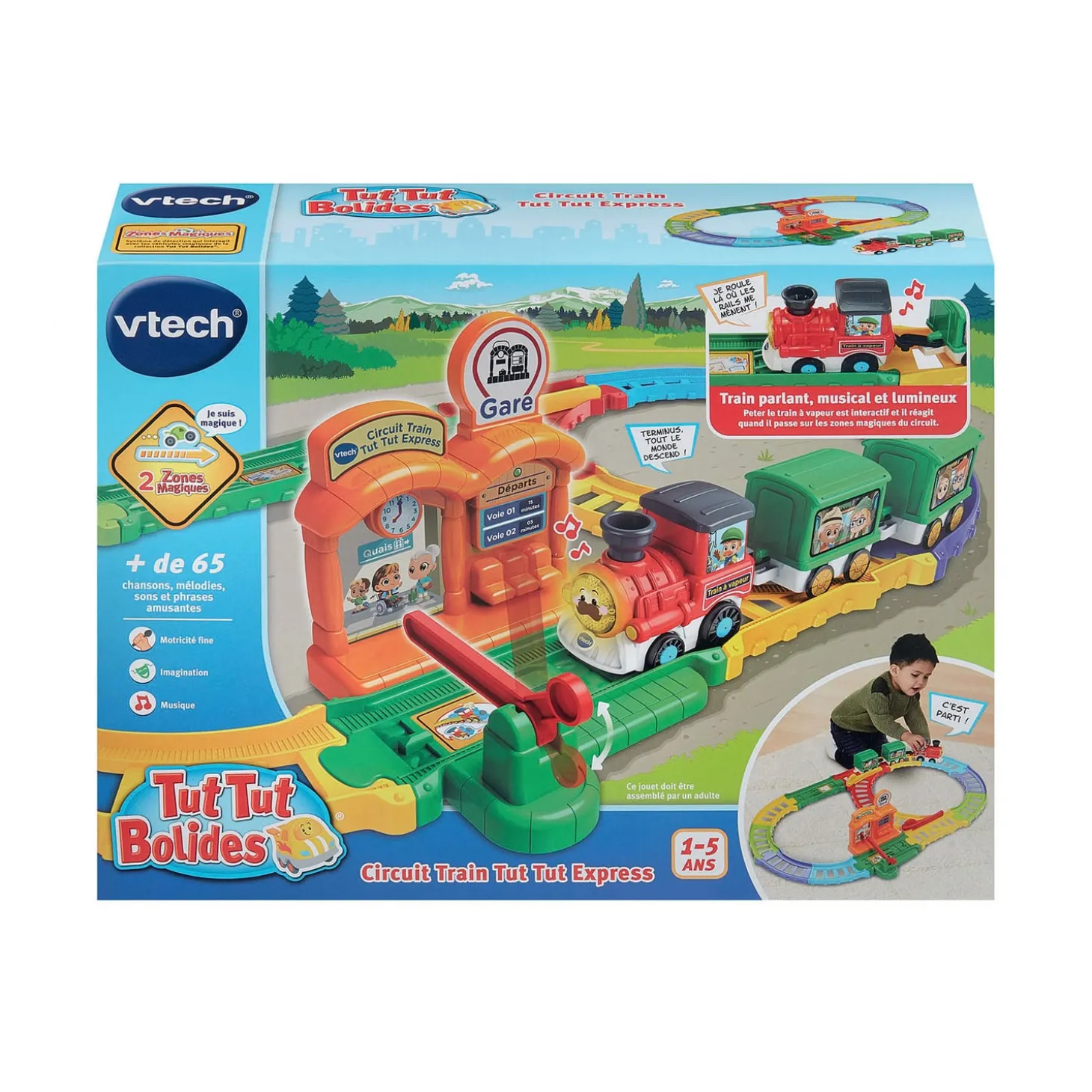 Vtech Circuit train tut tut express Tut tut bolides Multicolore