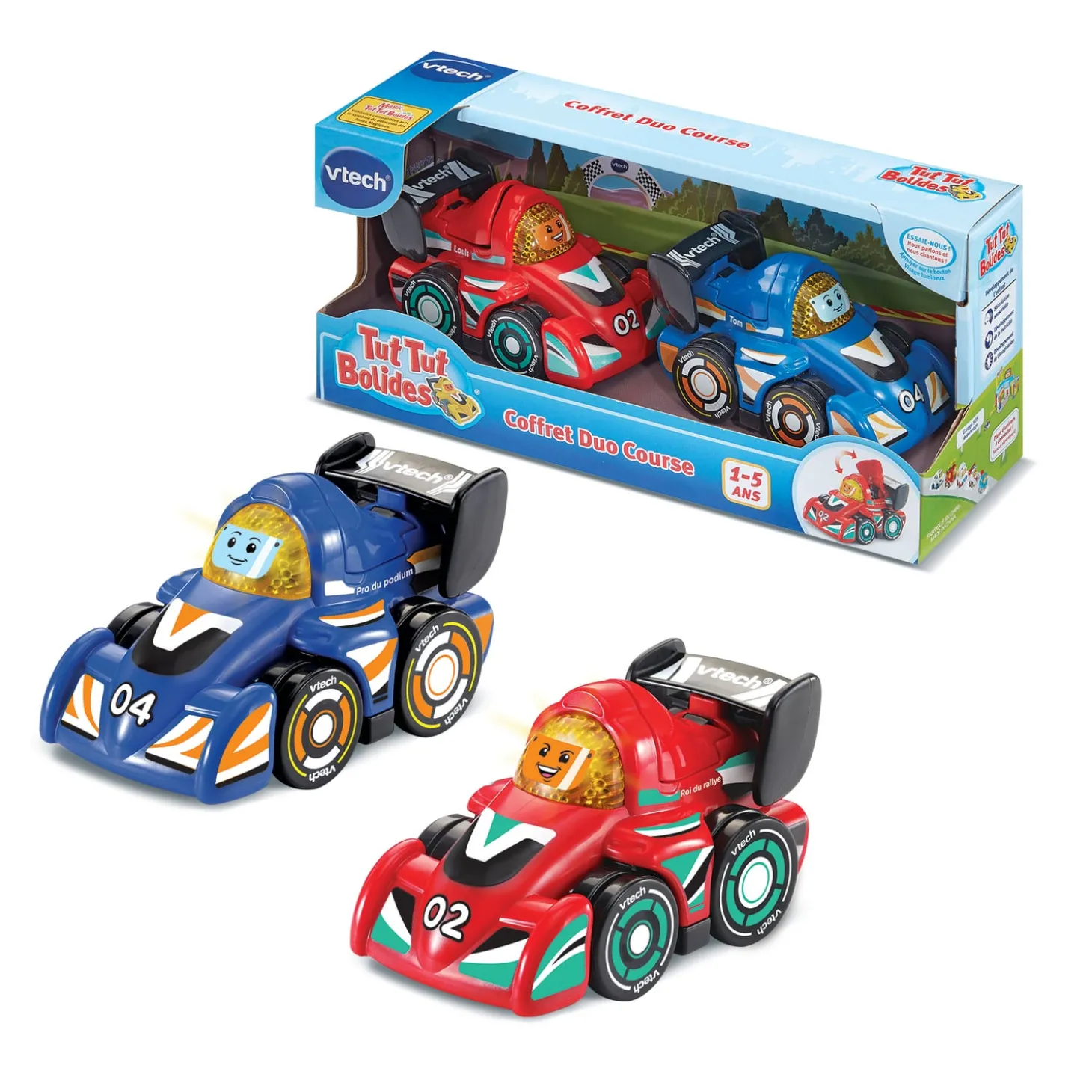 Vtech Coffret duo course Tut tut bolides Multicolore