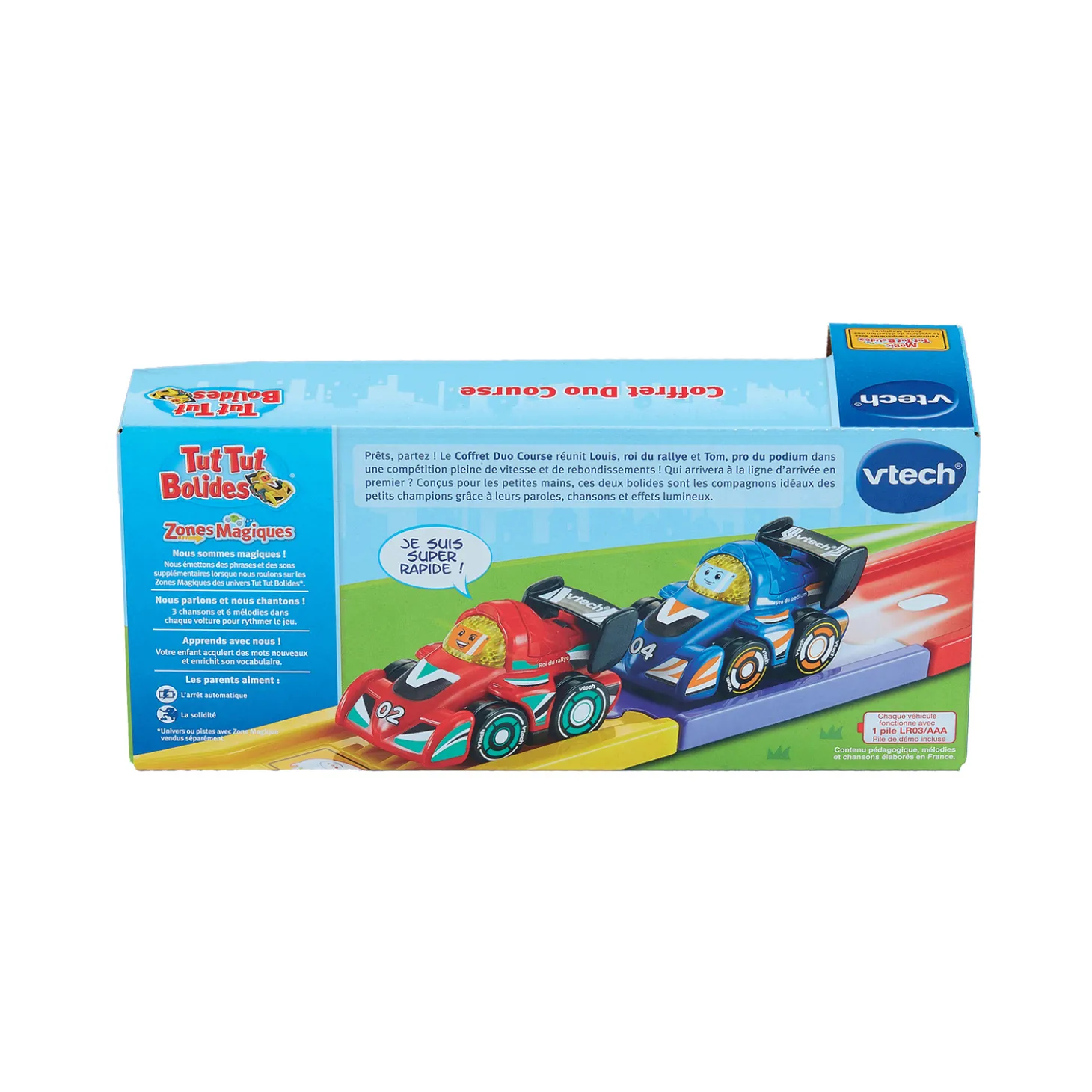 Vtech Coffret duo course Tut tut bolides Multicolore