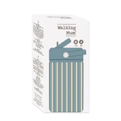 Walking Mum Bouteille isotherme summer Bandana Bleu 350 ml