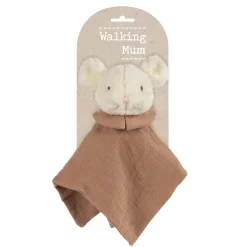 Walking Mum Doudou Souris Poppy Cannelle