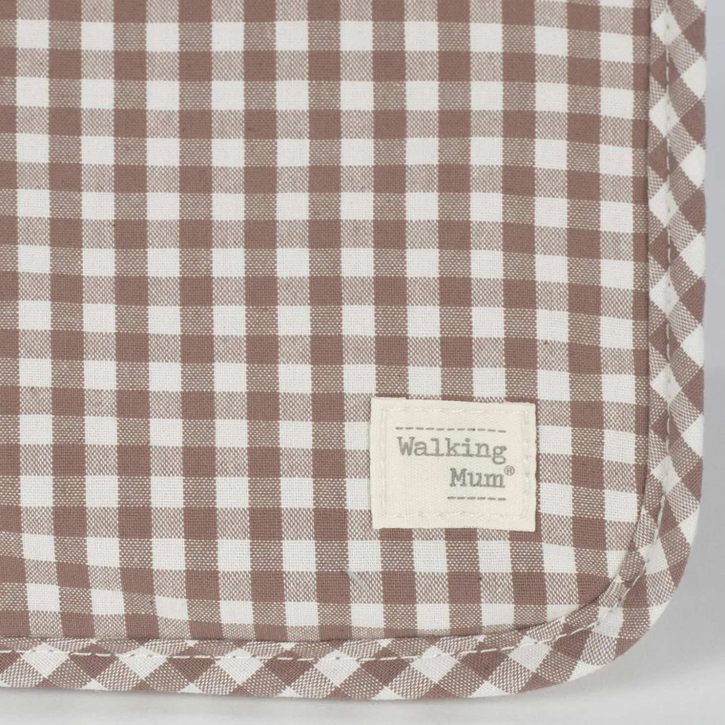 Walking Mum Protège Carnet de Santé Praliné Vichy Moka