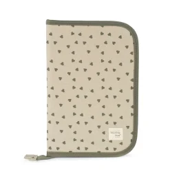 Walking Mum Protège carnet de santé Coeurs Poppy Mousse