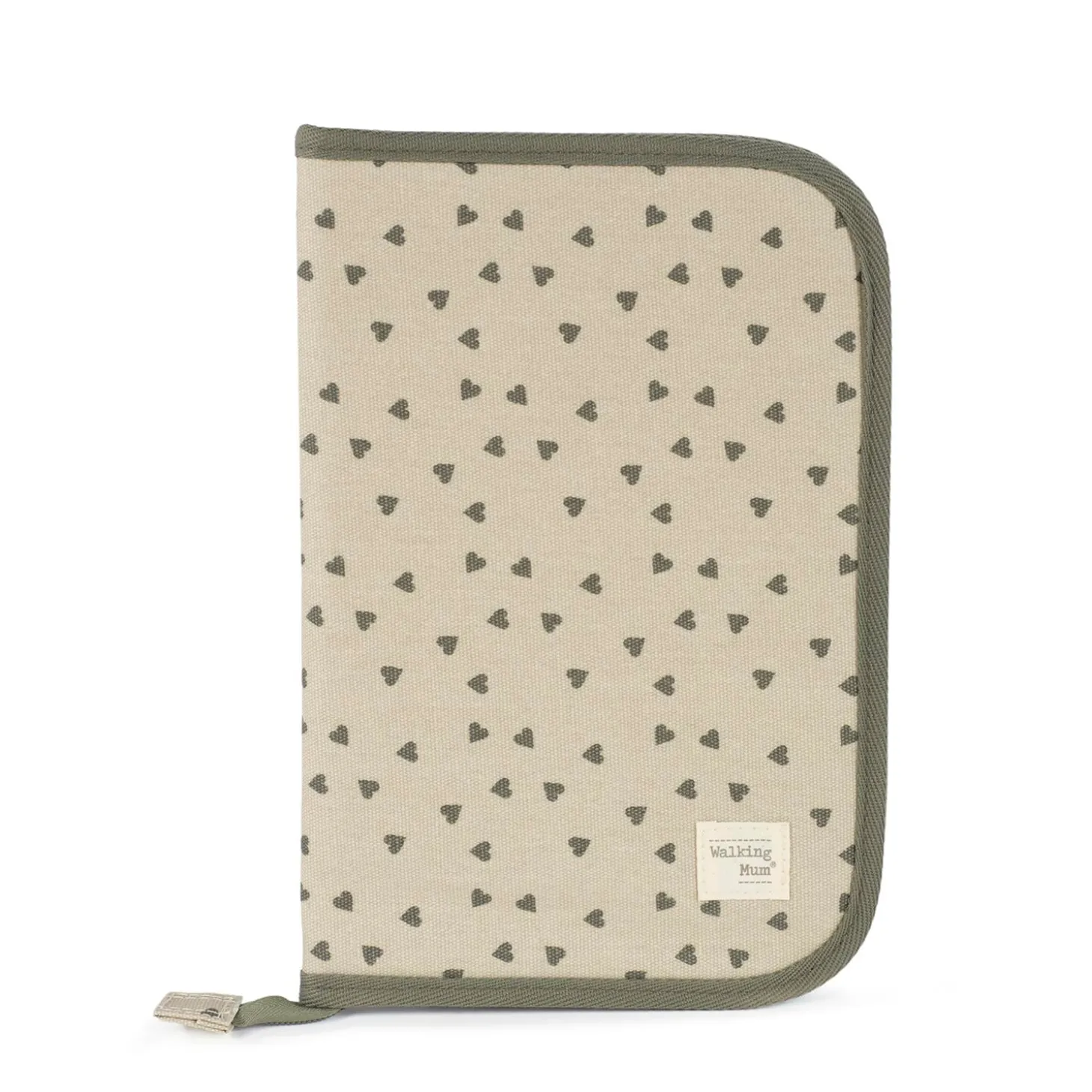 Walking Mum Protège carnet de santé Coeurs Poppy Mousse