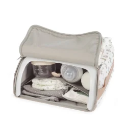 Walking Mum Réhausseur transportable Chaise haute Botton Fleurs Beige