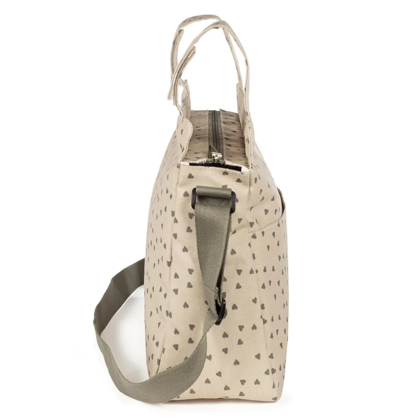Walking Mum Sac à langer Coeurs Poppy Mousse