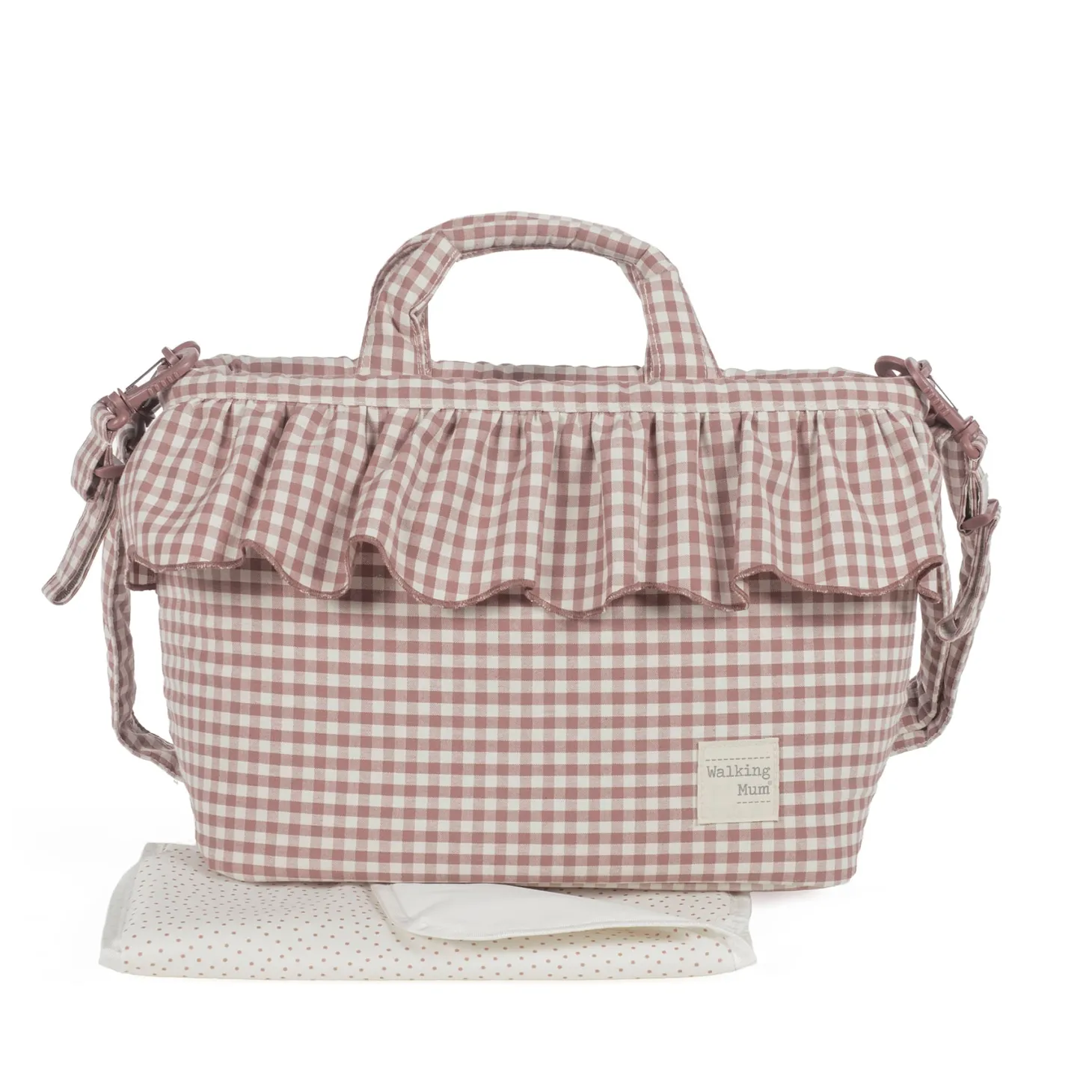 Walking Mum Sac à Langer Praliné Vichy Moka