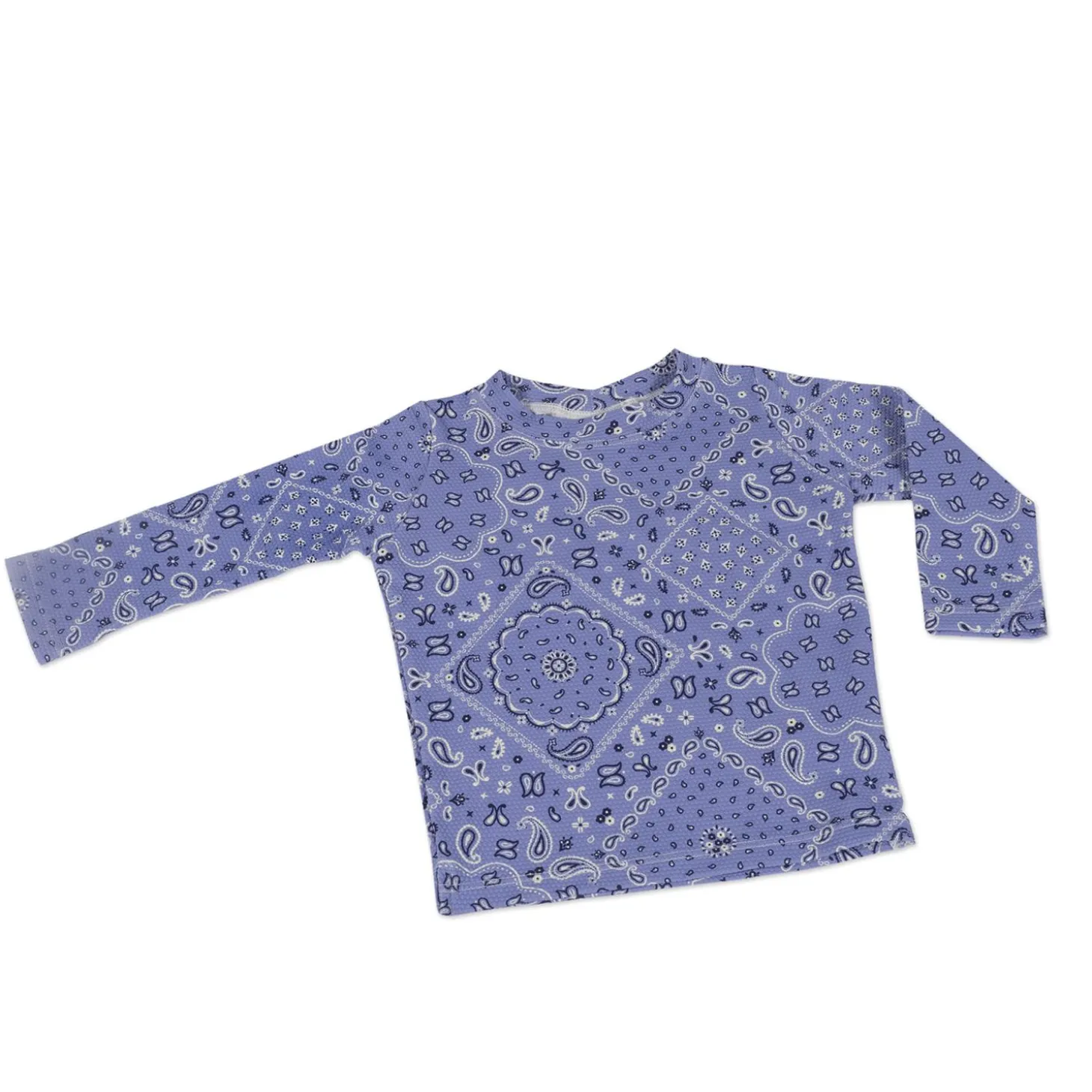 Walking Mum T-shirt anti-UV Bandana Bleu