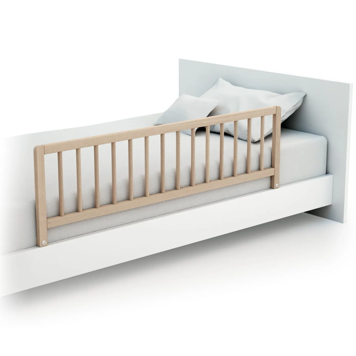 Webaby Barrière de lit Essentiel Hêtre Brut