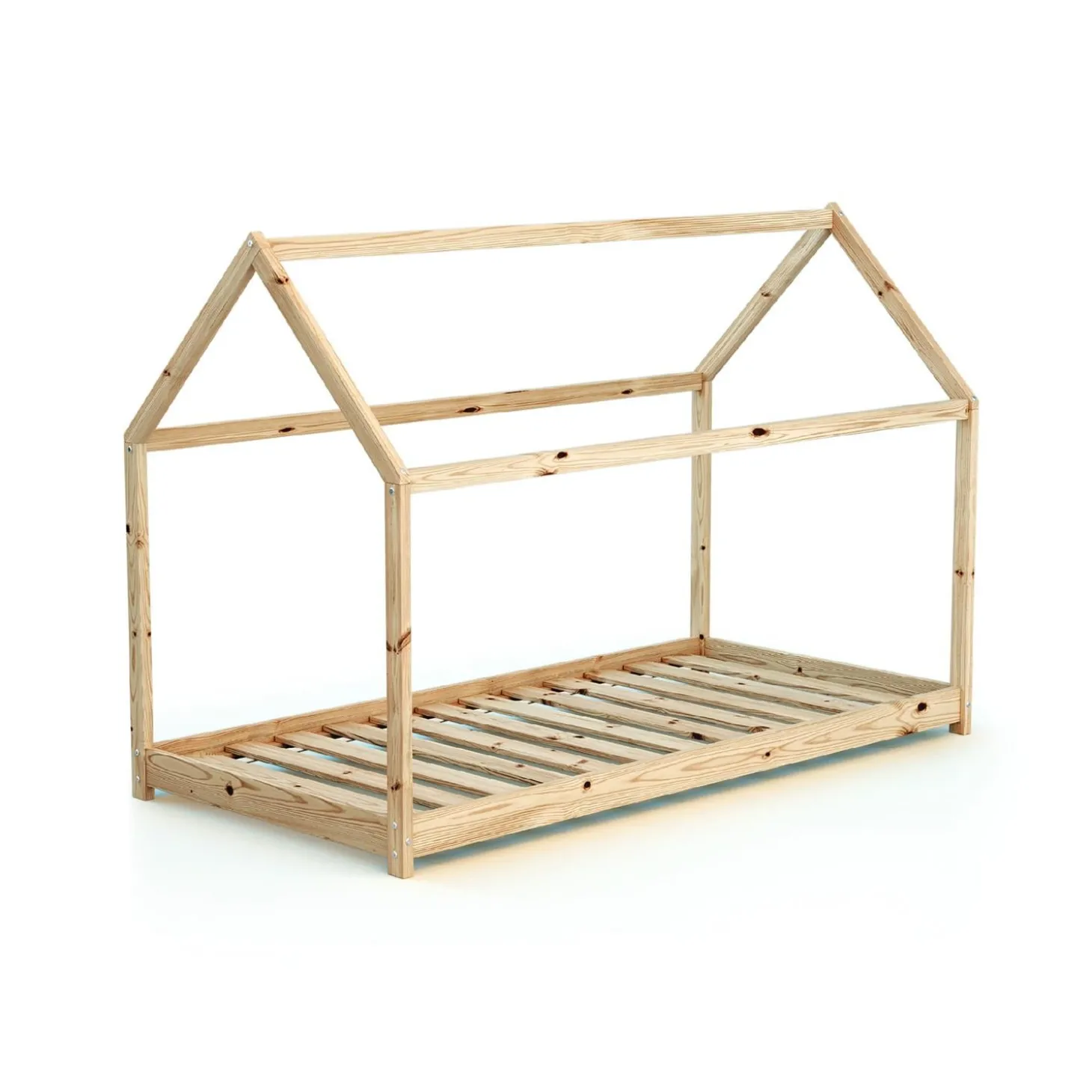 Webaby Lit cabane enfant Brun