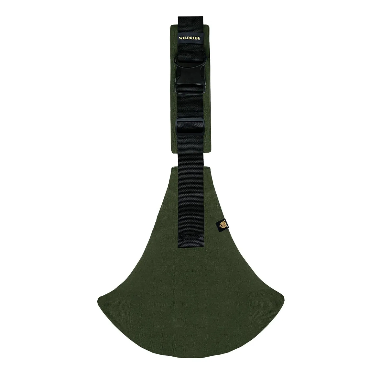 WILDRIDE Porte Enfant en Coton Army Green 9 mois - 4 ans