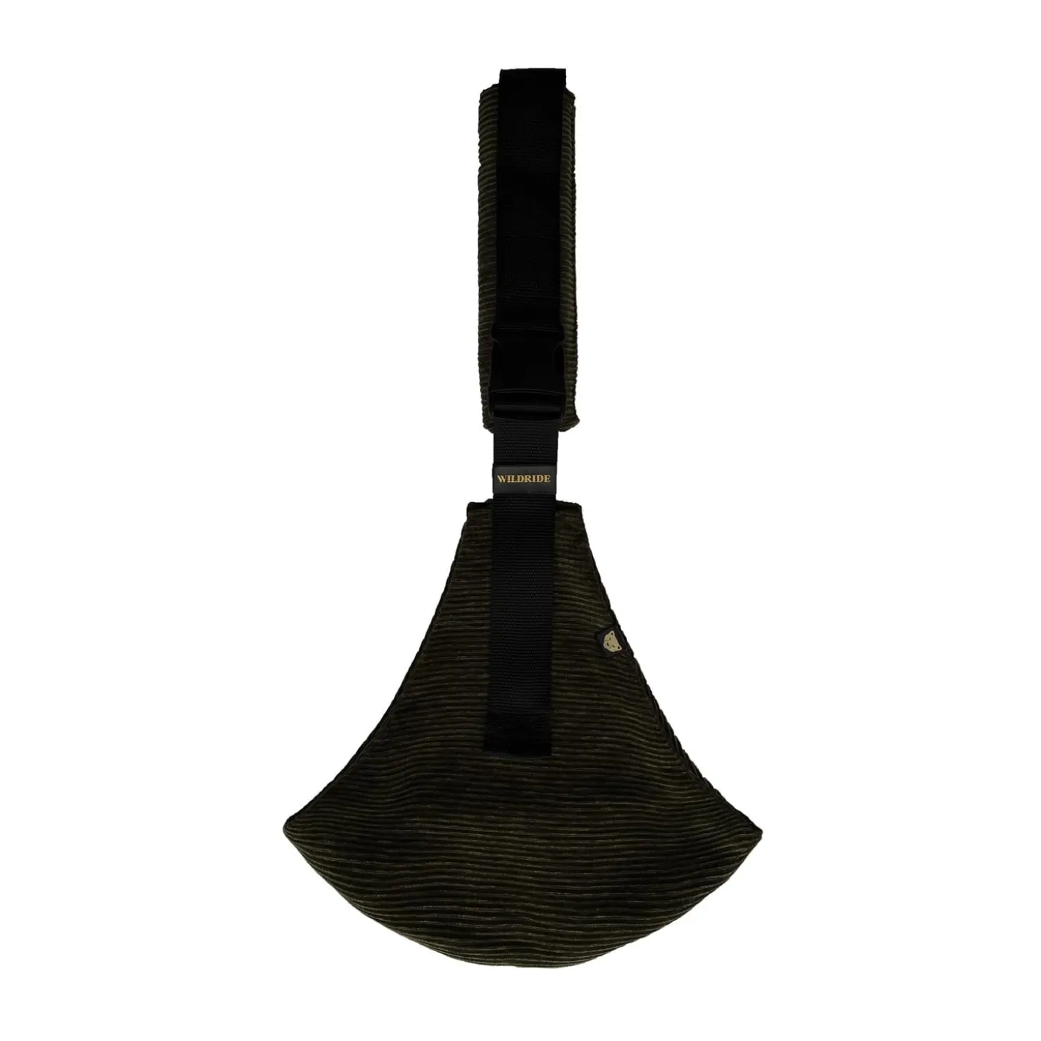 WILDRIDE Porte Enfant velours Black Rib 9 mois - 4 ans