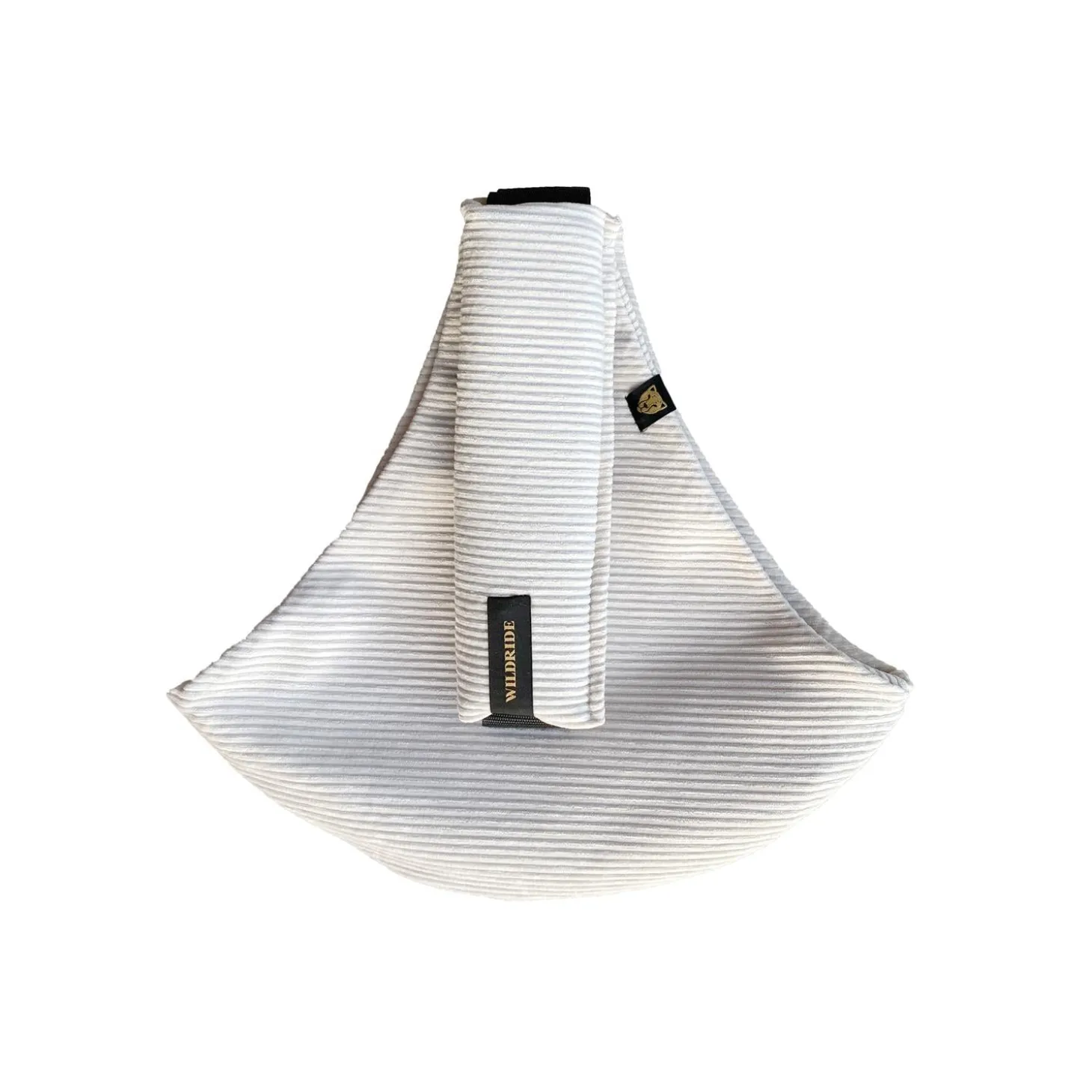 WILDRIDE Porte Enfant velours Cream Rib 9 mois - 4 ans