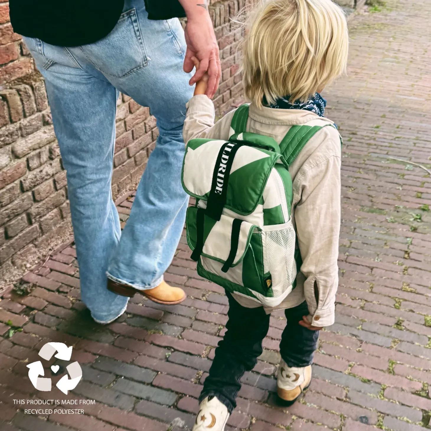 WILDRIDE Sac à dos Enfant Green Graphic