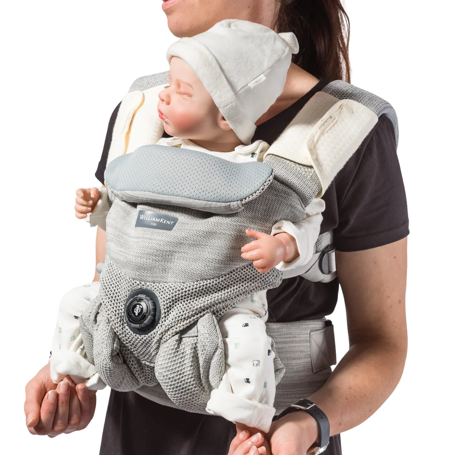 William Kent 1733 Porte-Bebe Ergo Twist Gris