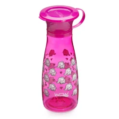 Wowcup Gourde 360 ° enfant avec couvercle Elephants 350 ml