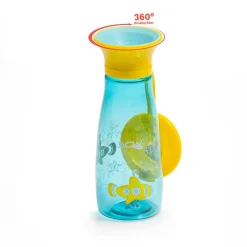 Wowcup                    Gourde  360 ° enfant avec couvercle    Dinosaures            350 ml