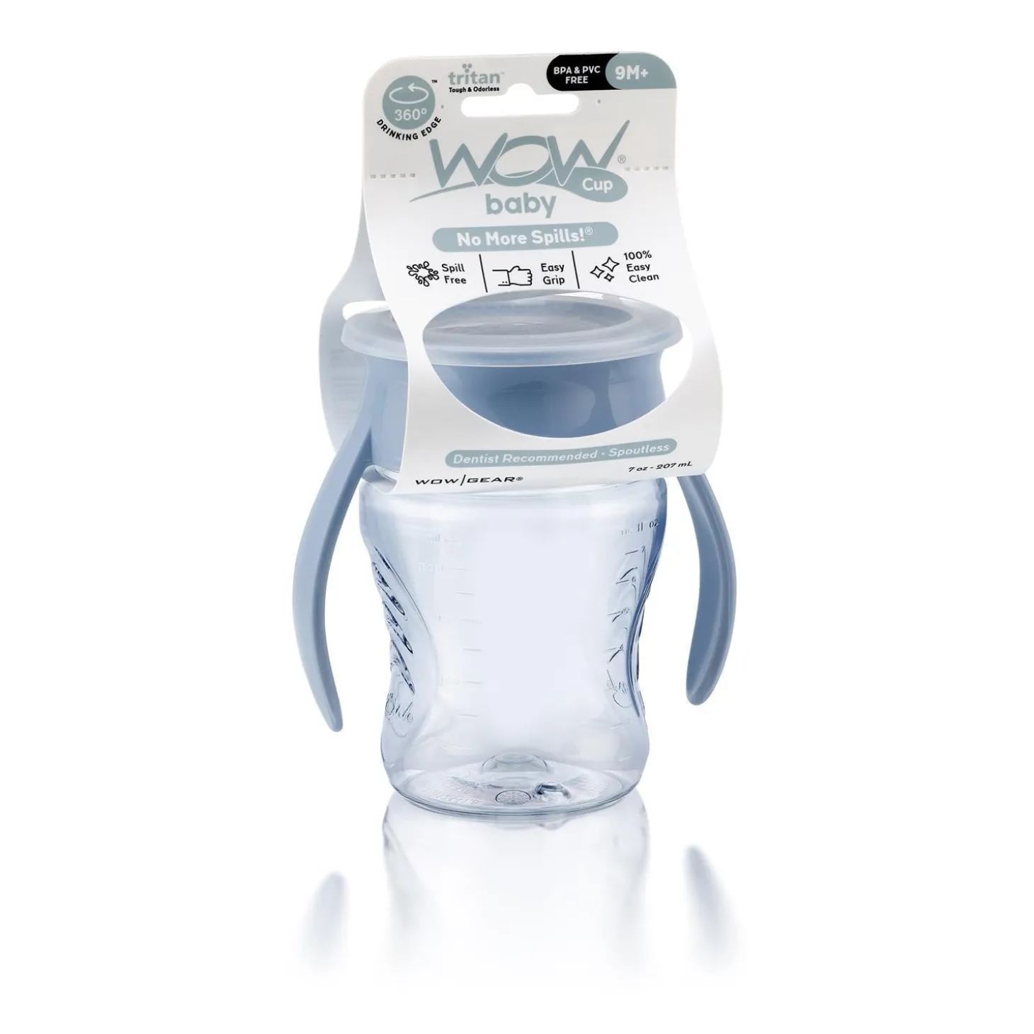 Wowcup Tasse 360 ° bébé Bleu Clair 207 ml