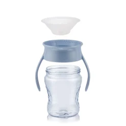 Wowcup Tasse 360 ° bébé Bleu Clair 207 ml