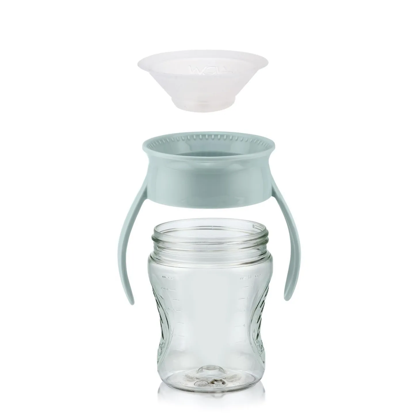 Wowcup Tasse 360 ° bébé Vert Clair 207 ml