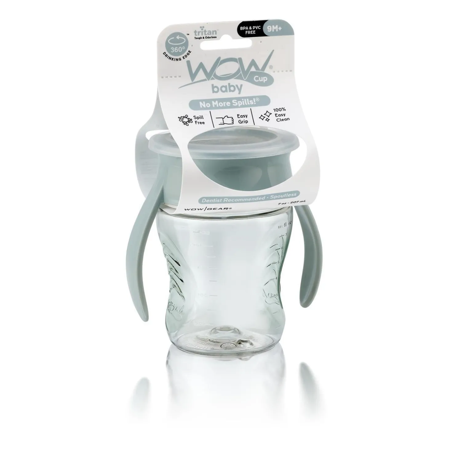Wowcup Tasse 360 ° bébé Vert Clair 207 ml