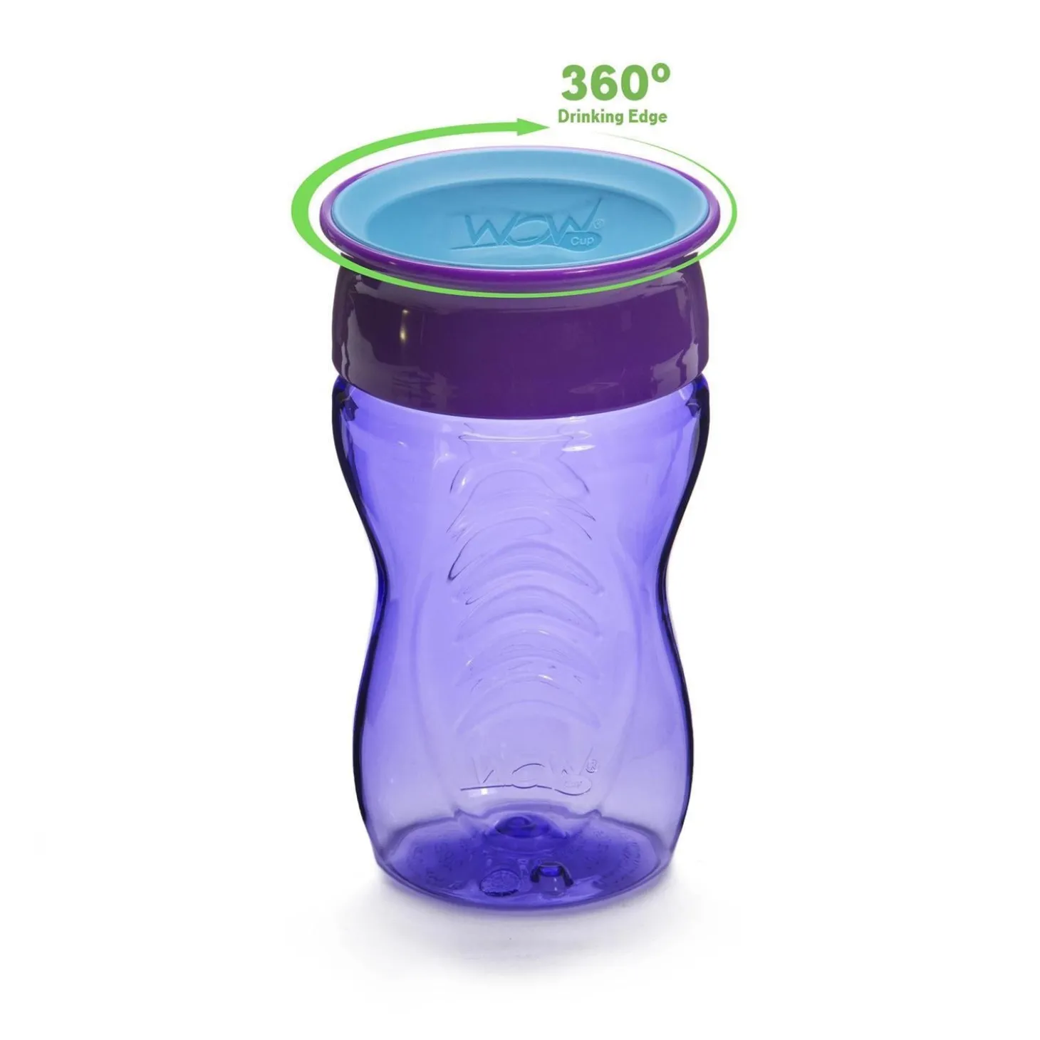 Wowcup Tasse 360 ° enfant Mauve 296 ml