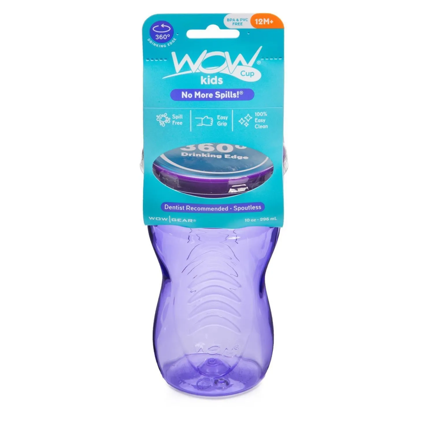 Wowcup Tasse 360 ° enfant Mauve 296 ml