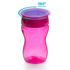 Wowcup                    Tasse 360 ° enfant    Rose            296 ml