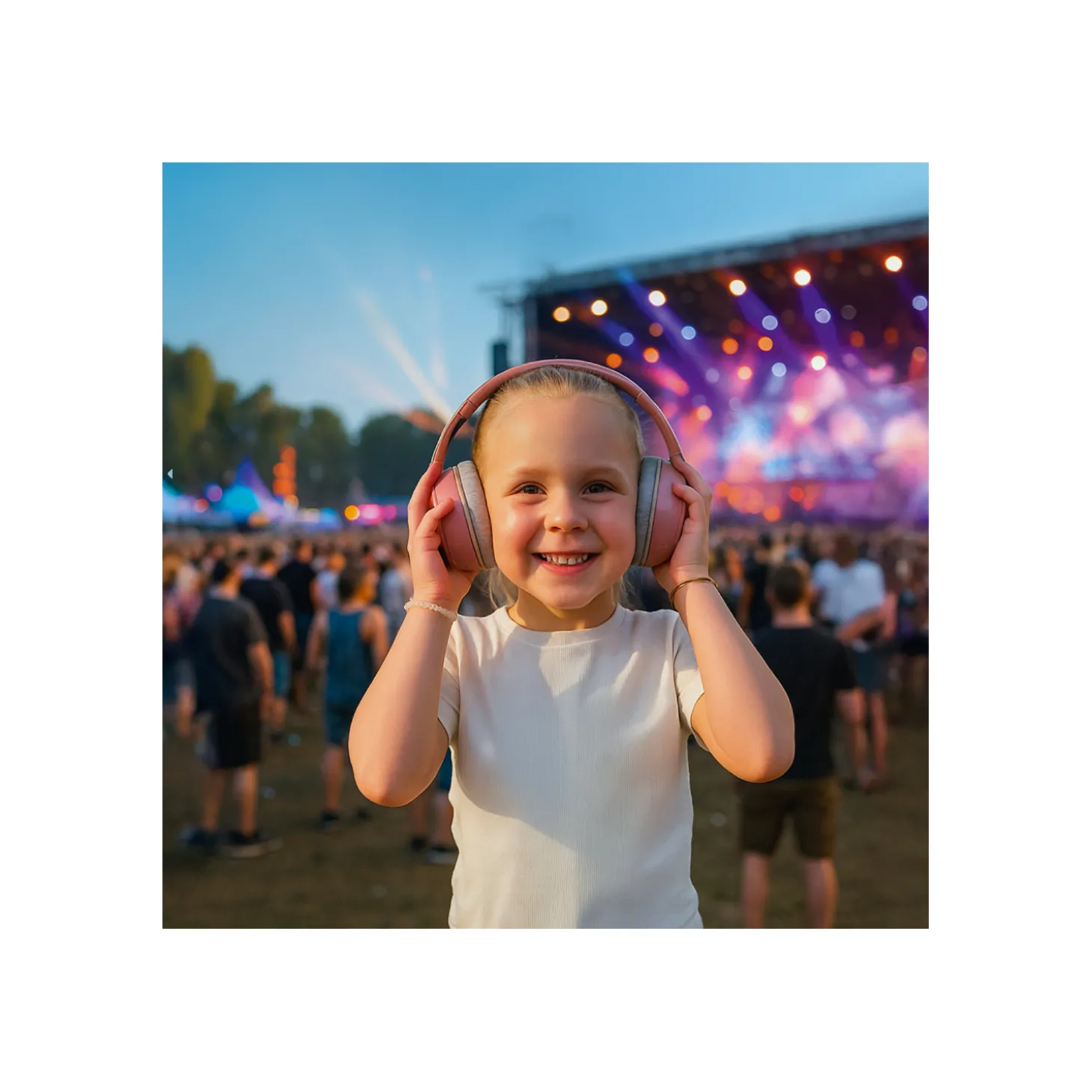Zazu Casque antibruit évolutif Rose