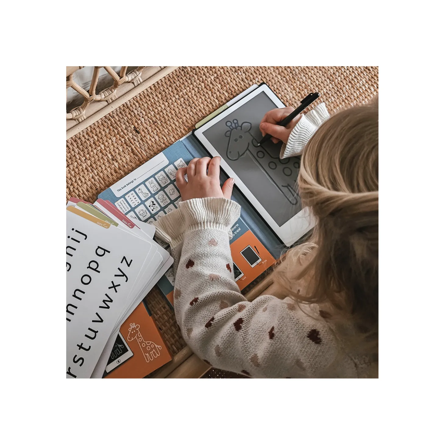 Zazu Tablette de dessin LCD Multicolore