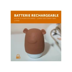 Zazu                    Veilleuse Benny compacte nomade    Beige