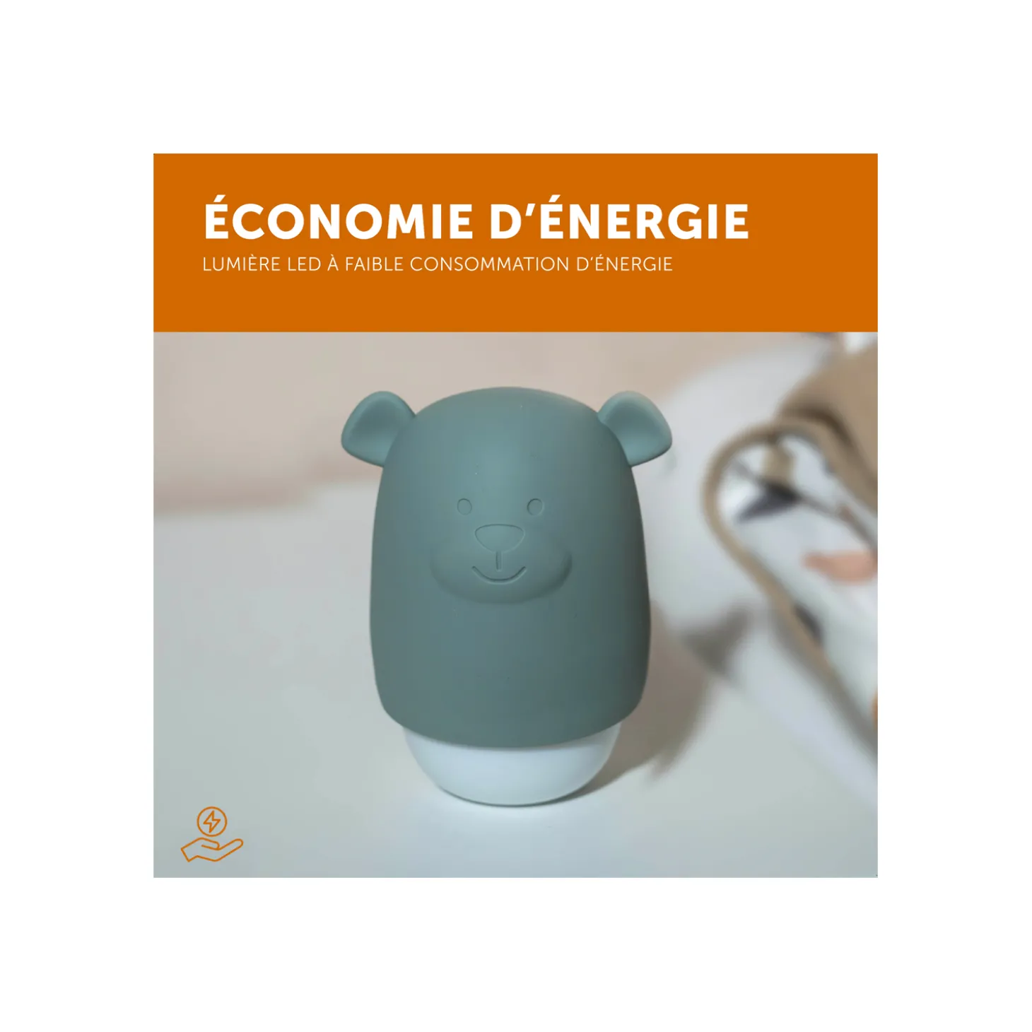 Zazu Veilleuse Benny compacte nomade Sauge