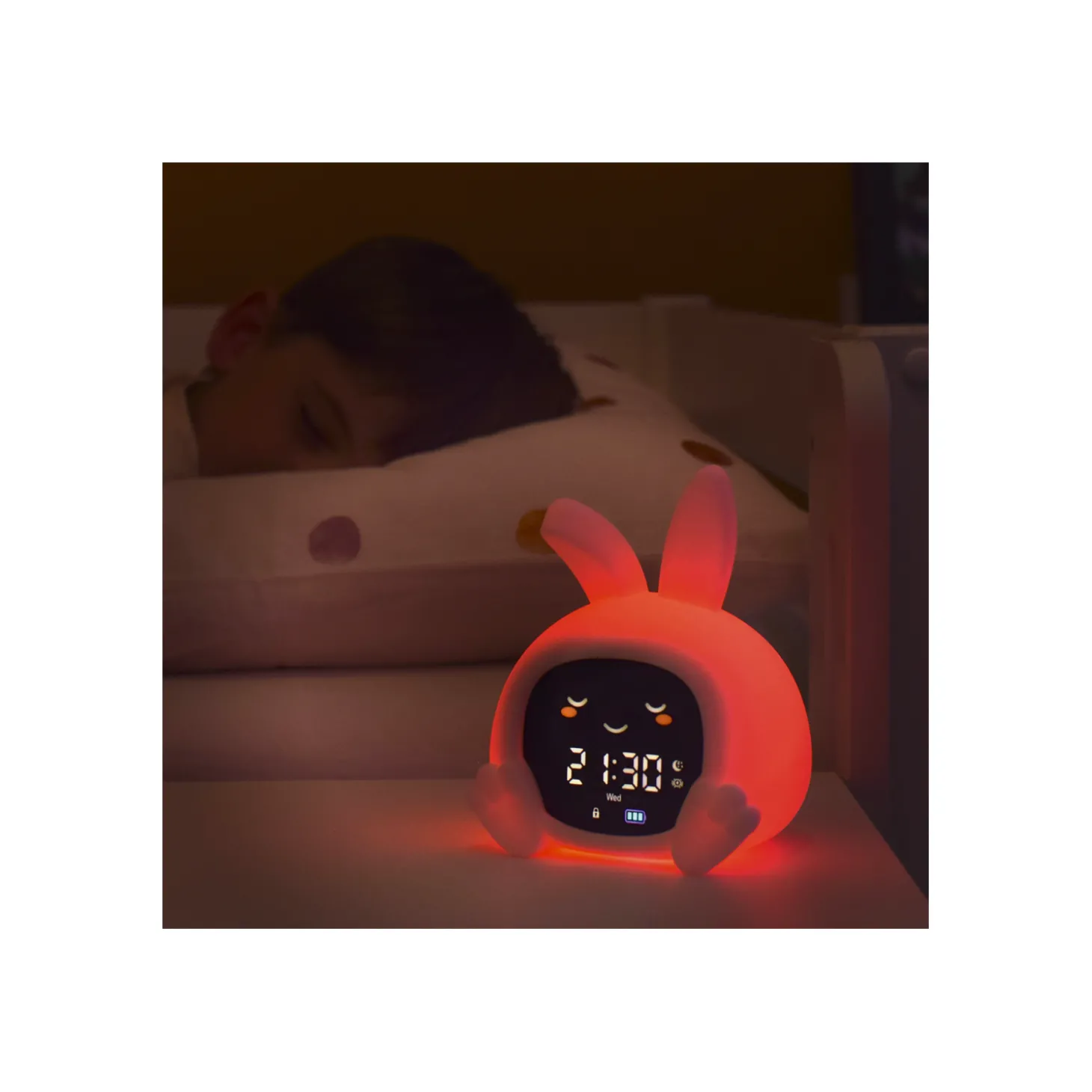 Zazu Veilleuse & sons Sarah Réveil éducatif Multicolore
