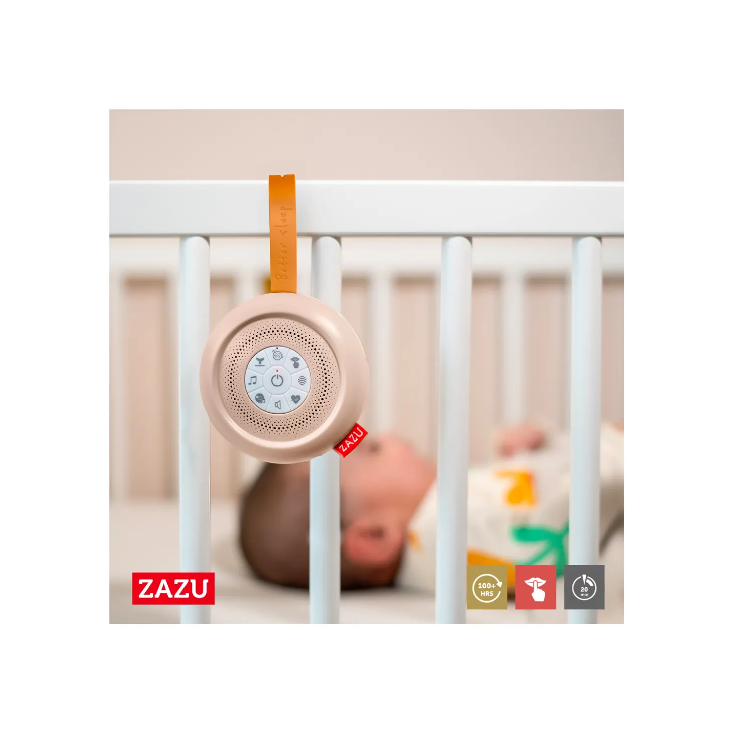 Zazu Veilleuse Suzy Deluxe Module à sons apaisant Multicolore